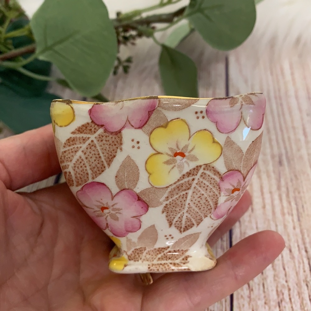 Royal Winton vintage small floral dish - Picture 3 of 9